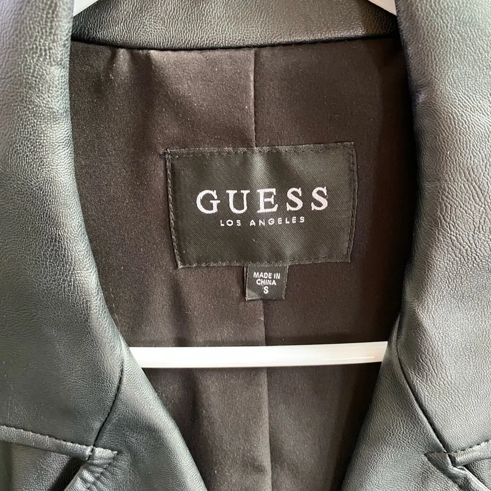 Guess Faux Leather Jacket size S - Picture 6 of 7